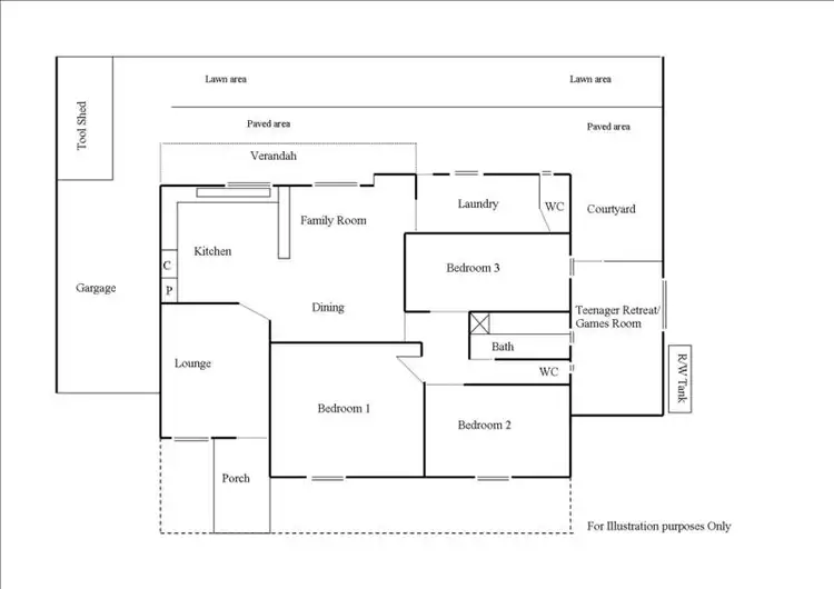 Floorplan of Homely house listing, 61 Cliff Avenue, Port Noarlunga South SA 5167