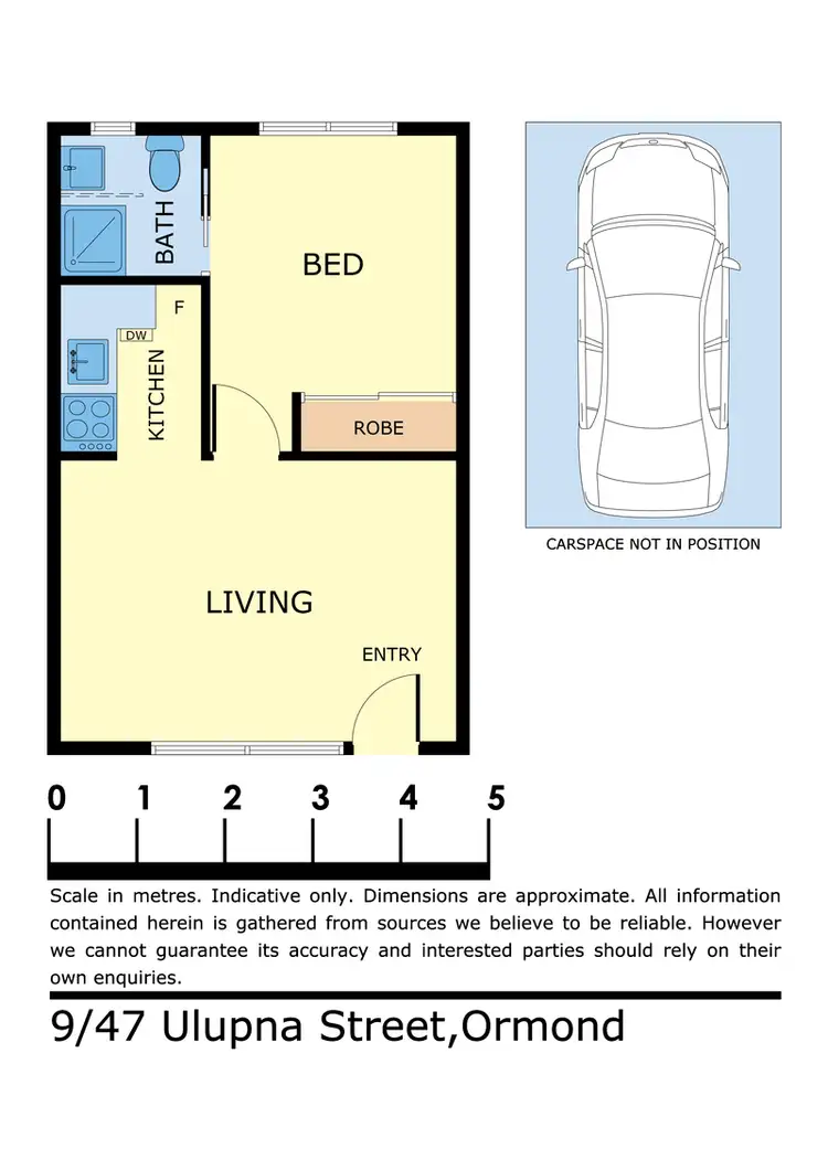 Floorplan of Homely apartment listing, 9/47 Ulupna Rd, Ormond VIC 3204