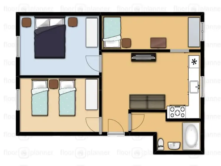 Floorplan of Homely apartment listing, 8/18 Stockdale Avenue, Clayton VIC 3168