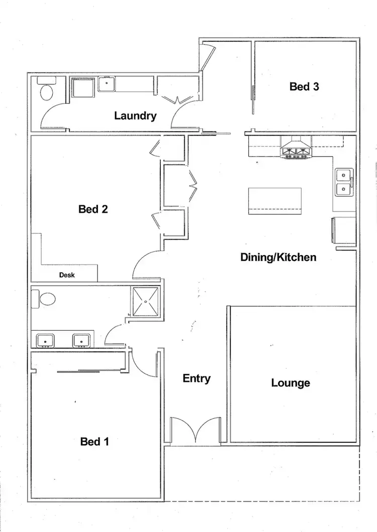 Floorplan of Homely house listing, 23 Johnson Street, Horsham VIC 3400