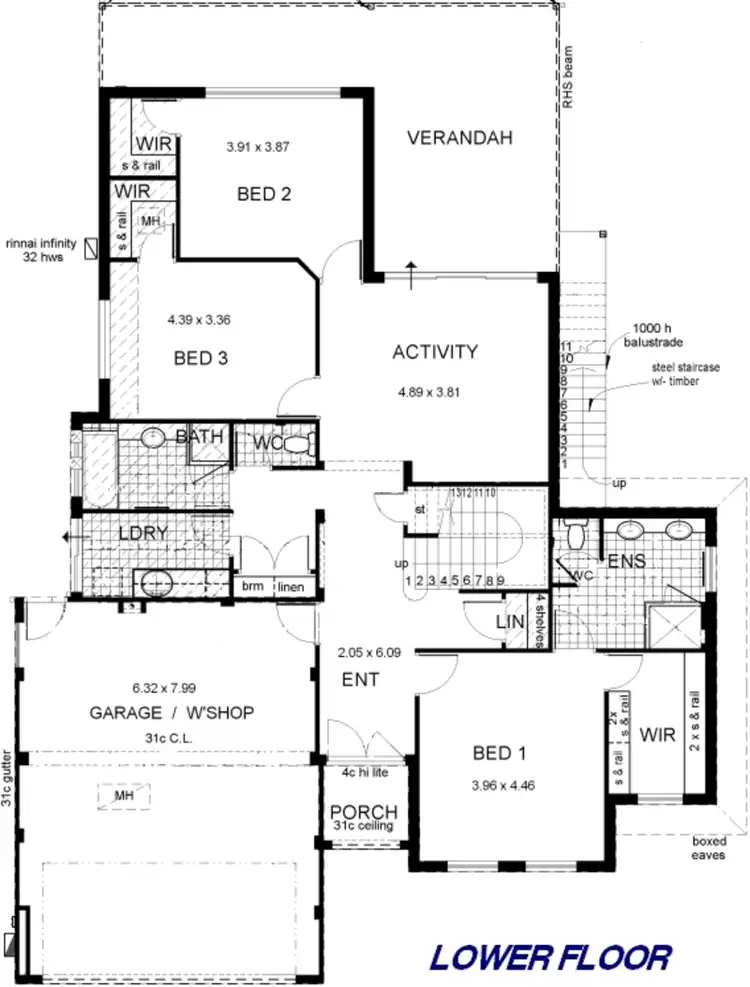 Floorplan of Homely house listing, 27 Davenport Circuit, Mindarie WA 6030