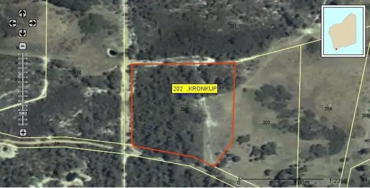 Floorplan of Homely land listing, Lot 202 Migo Place, Kronkup WA 6330