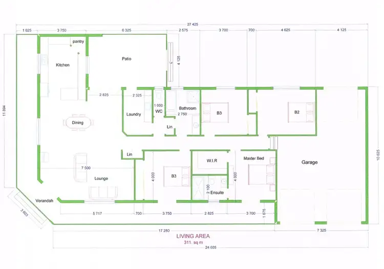 Floorplan of Homely house listing, 2 Cull Close, Castletown WA 6450
