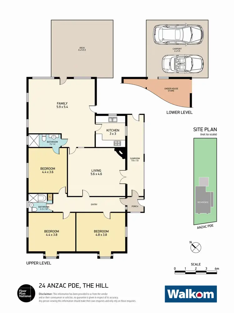 Floorplan of Homely house listing, 24 Anzac Parade, The Hill NSW 2300