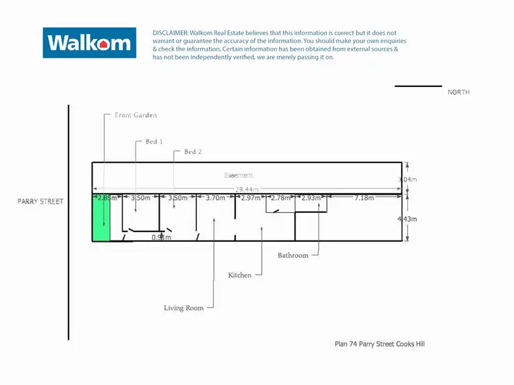 Floorplan of Homely house listing, 74 Parry Street, Cooks Hill NSW 2300