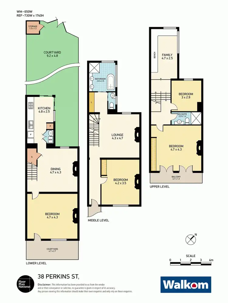 Floorplan of Homely house listing, 38 Perkins Street, Newcastle NSW 2300