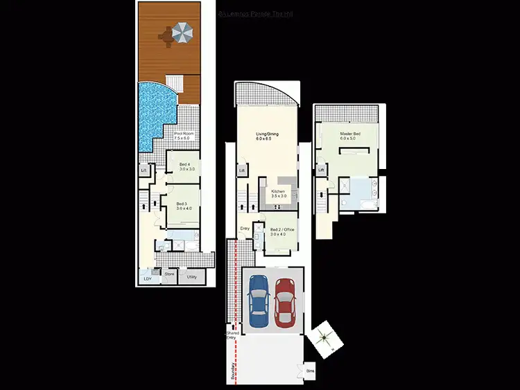 Floorplan of Homely house listing, 8A Lemnos Parade, The Hill NSW 2300