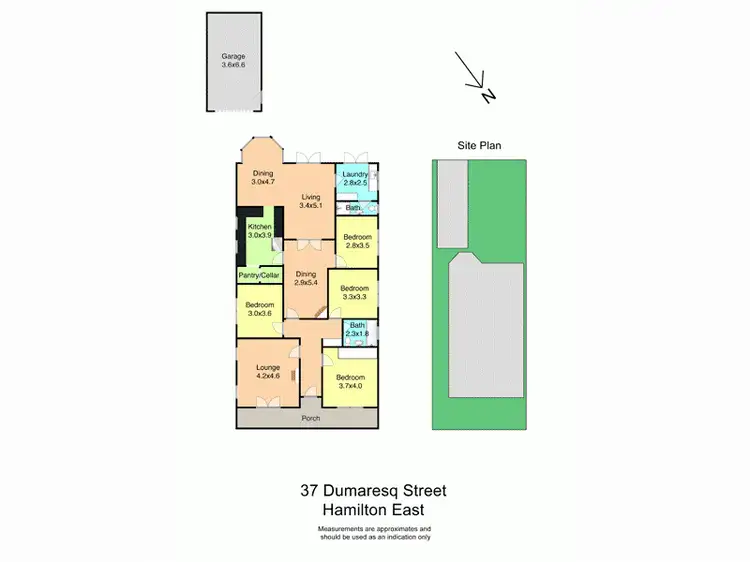 Floorplan of Homely house listing, 37 Dumaresq Street, Hamilton East NSW 2303