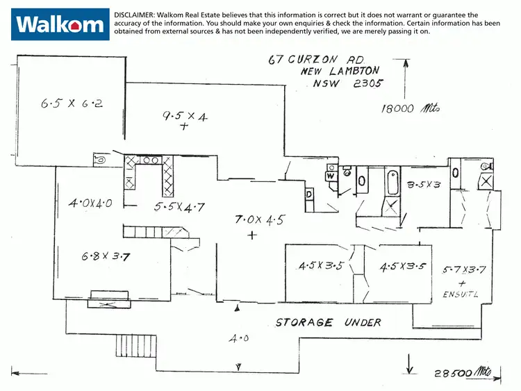 Floorplan of Homely house listing, 67 Curzon Road, New Lambton NSW 2305