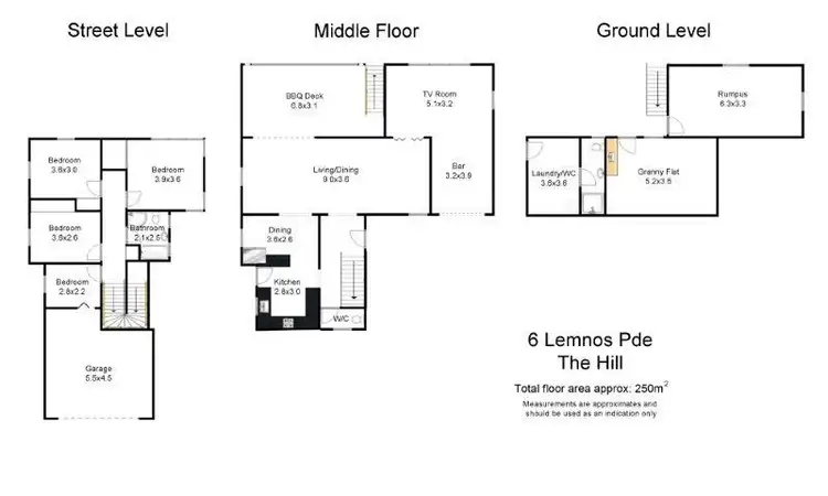 Floorplan of Homely house listing, 6 Lemnos Parade, The Hill NSW 2300