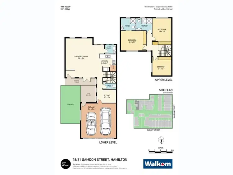 Floorplan of Homely townhouse listing, 18/31 Samdon Street, Hamilton NSW 2303