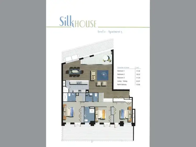 Floorplan of Homely apartment listing, 5/200 Hunter Street, Newcastle NSW 2300