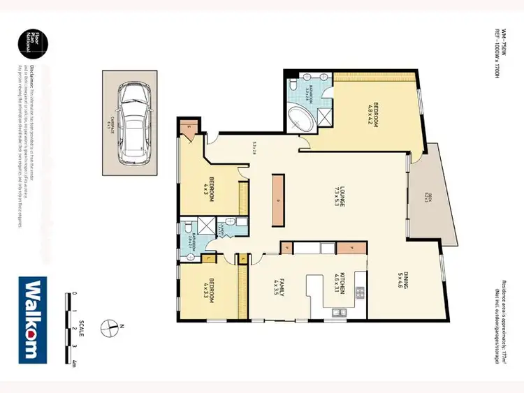 Floorplan of Homely apartment listing, 4/28 Stevenson Place, Newcastle East NSW 2300