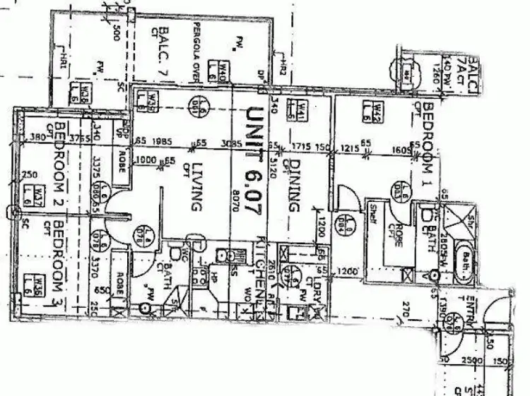 Floorplan of Homely apartment listing, 607/328 King Street, Newcastle NSW 2300