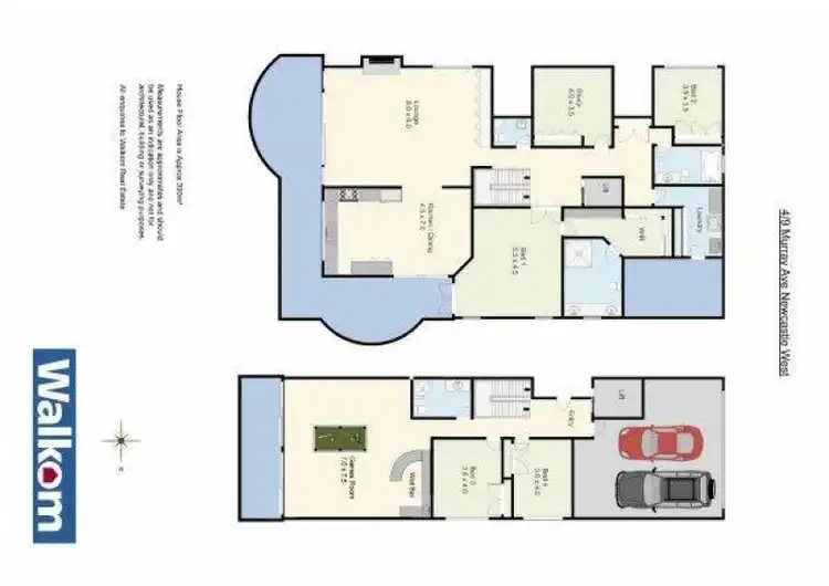 Floorplan of Homely apartment listing, Apartment 4/9 Murray Avenue, Newcastle East NSW 2300