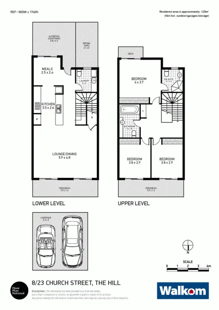 Floorplan of Homely apartment listing, 8/23 Church Street, The Hill NSW 2300