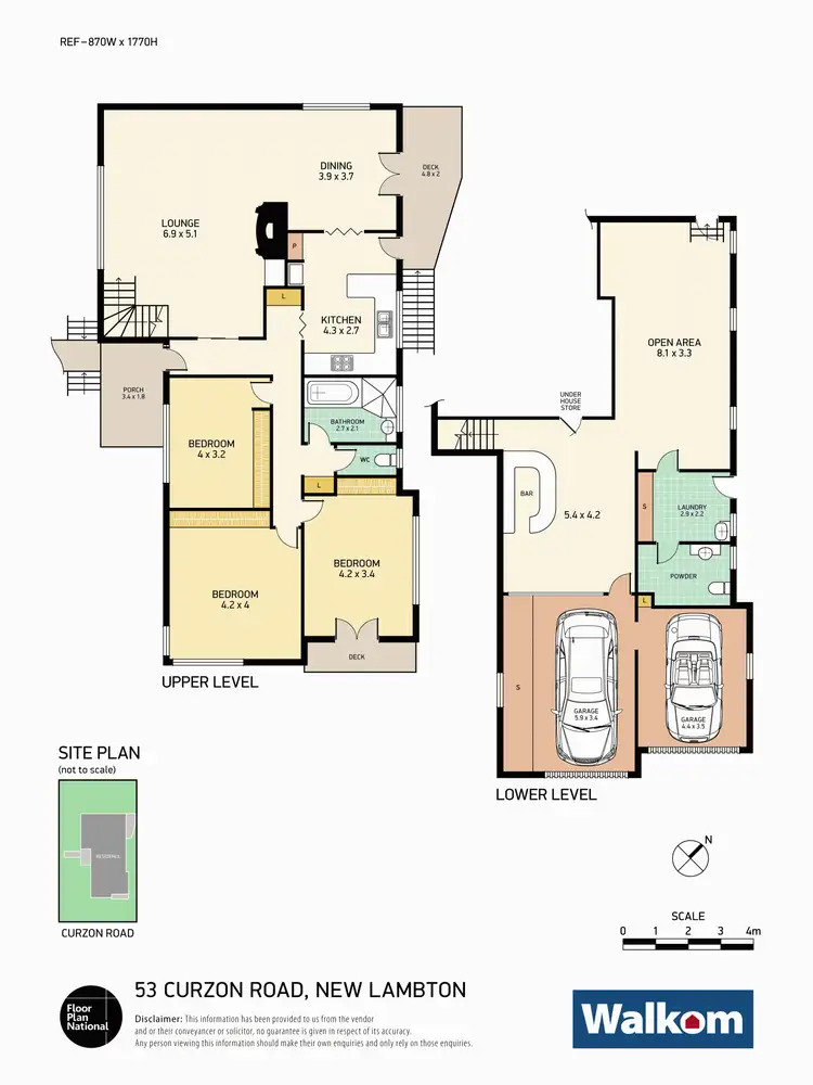 Floorplan of Homely house listing, 53 Curzon Road, New Lambton NSW 2305