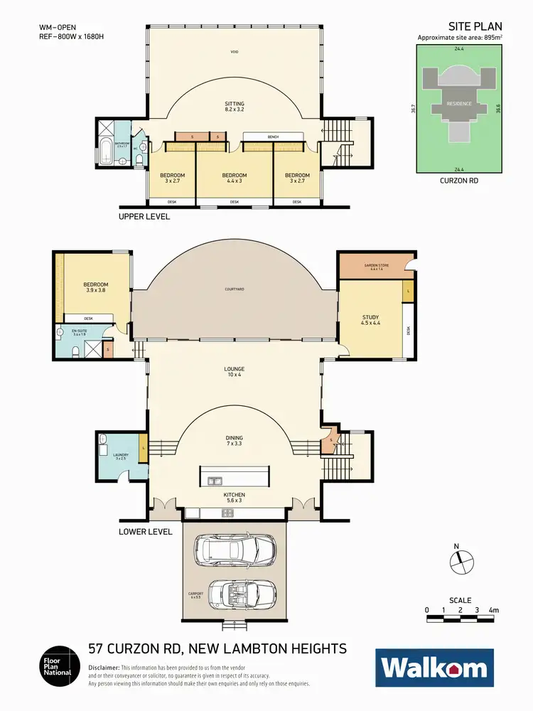 Floorplan of Homely house listing, 57 Curzon Road, New Lambton NSW 2305