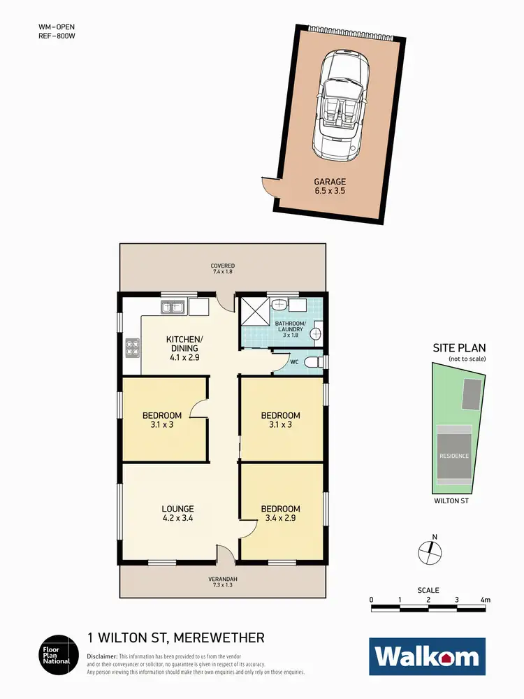 Floorplan of Homely house listing, 1 Wilton Street, Merewether NSW 2291