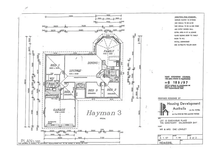 Floorplan of Homely house listing, 7 Endeavour Place, Salamander Bay NSW 2317