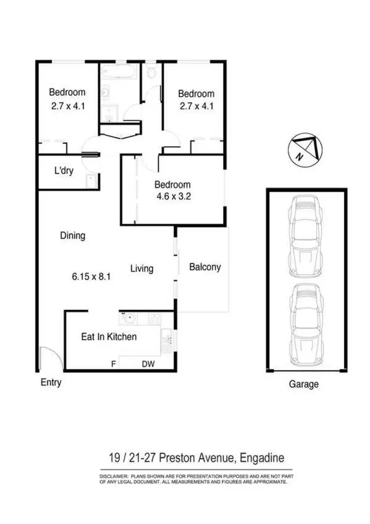 Floorplan of Homely apartment listing, 19/21-27 Preston Avenue, Engadine NSW 2233