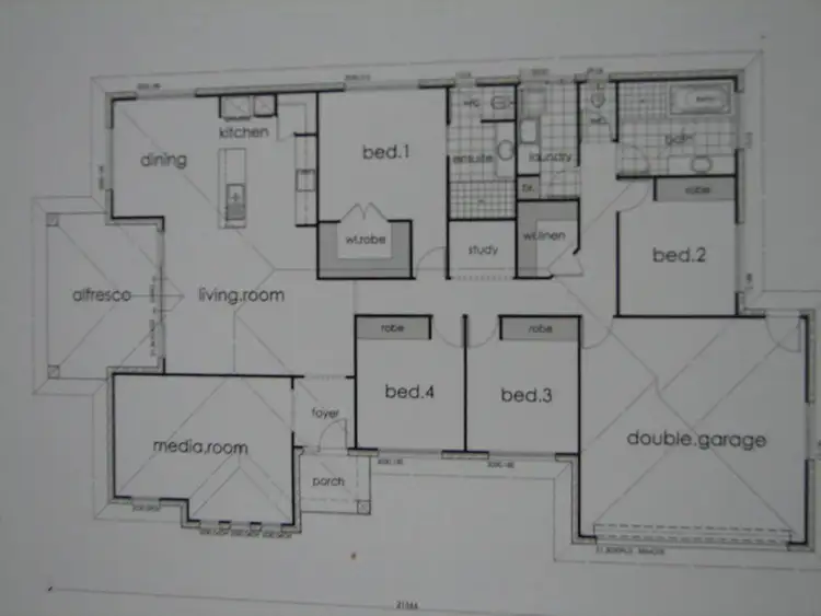 Floorplan of Homely house listing, 14 Opperman Drive, Kearneys Spring QLD 4350
