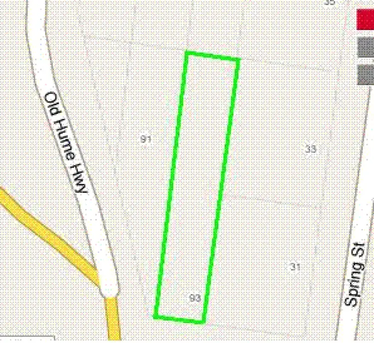 Floorplan of Homely land listing, 93 Lithgow Street, Beveridge VIC 3756