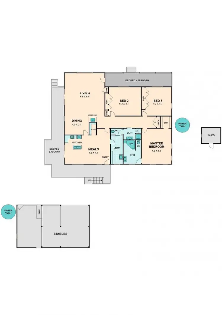 Floorplan of Homely house listing, 5 GLOVER STREET, Strath Creek VIC 3658