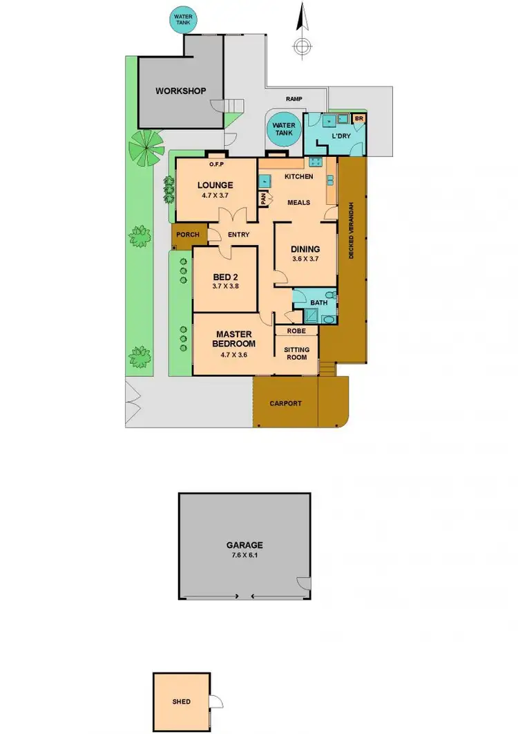 Floorplan of Homely house listing, 82 DARRAWEIT VALLEY ROAD, Darraweit Guim VIC 3756