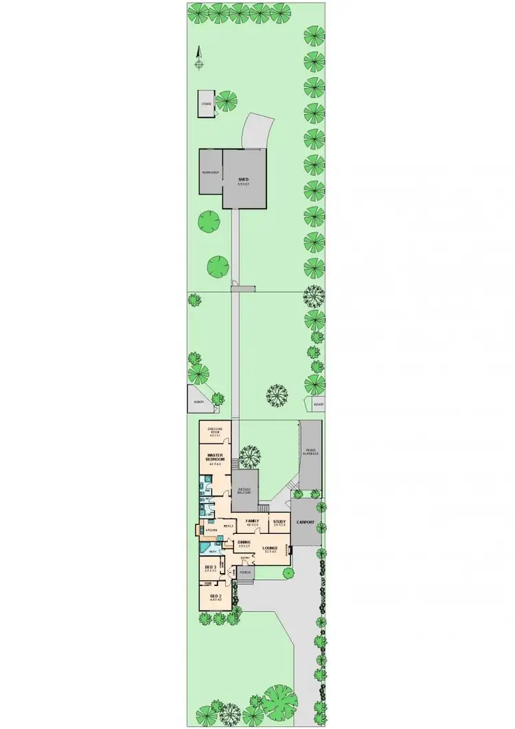 Floorplan of Homely house listing, 36 AFFLECK STREET, Wandong VIC 3758