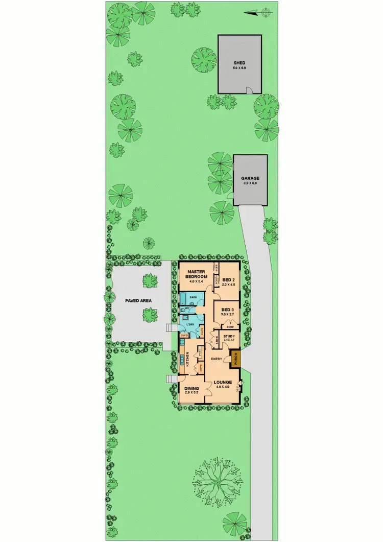 Floorplan of Homely house listing, 22 FITZROY STREET, Kilmore VIC 3764