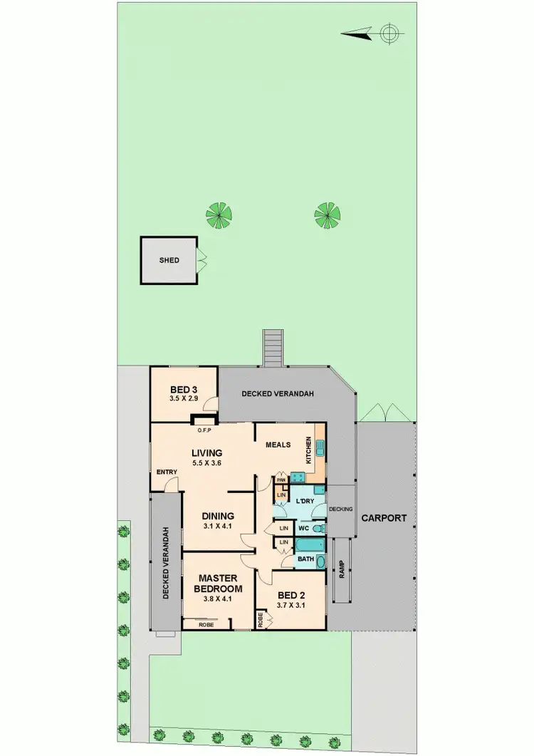 Floorplan of Homely house listing, 3 RAILWAY PLACE, Tallarook VIC 3659