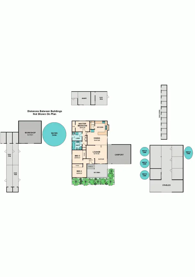 Floorplan of Homely house listing, 190 OLD KILMORE-LANCEFIELD ROAD, Kilmore VIC 3764