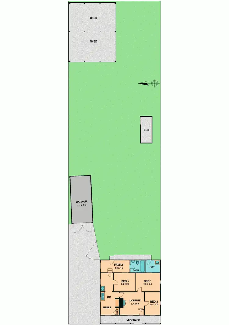 Floorplan of Homely house listing, 11 MAIN ROAD, Tallarook VIC 3659