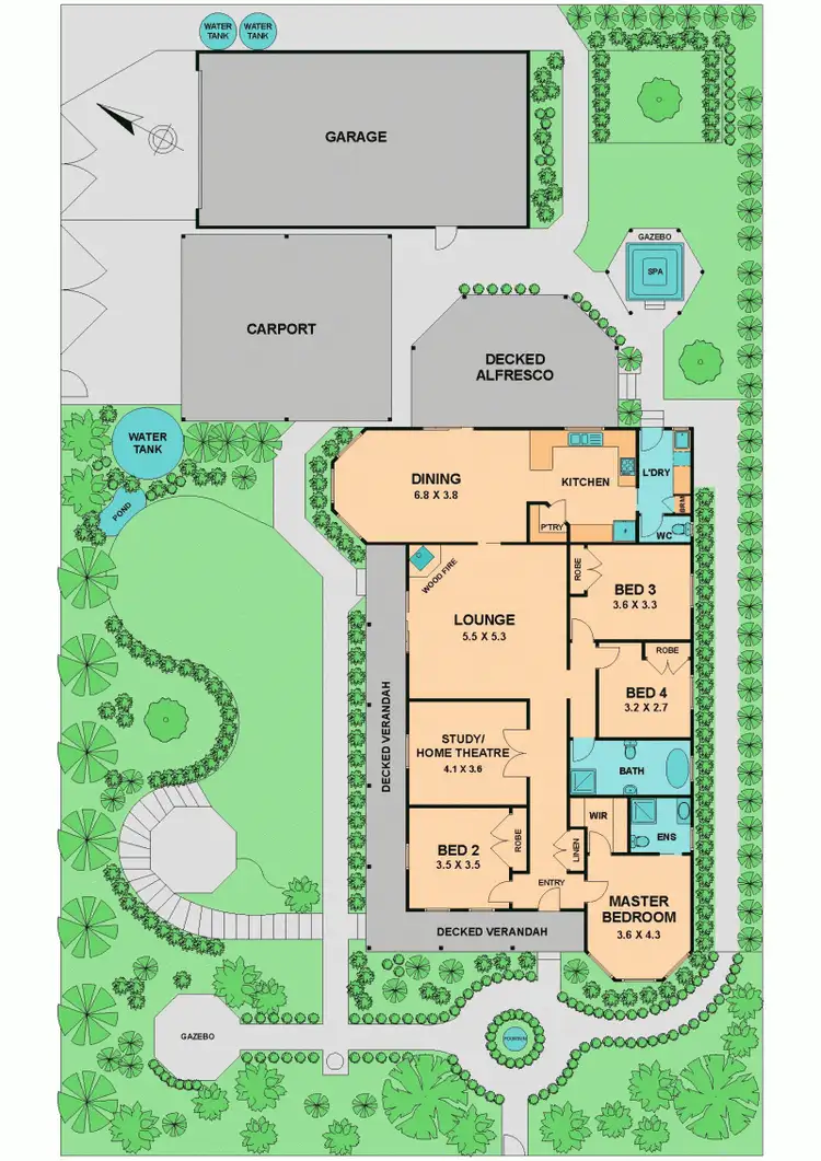 Floorplan of Homely house listing, 1 HAMILTON STREET, Broadford VIC 3658