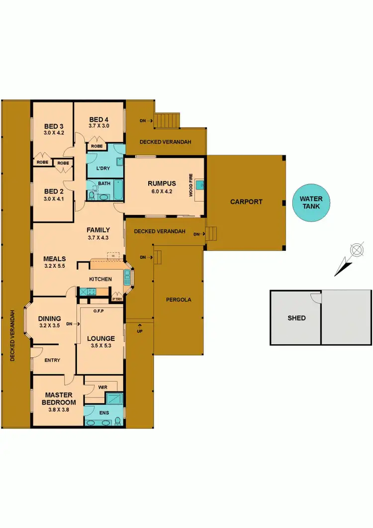 Floorplan of Homely house listing, 20 MOLLISON STREET, Pyalong VIC 3521