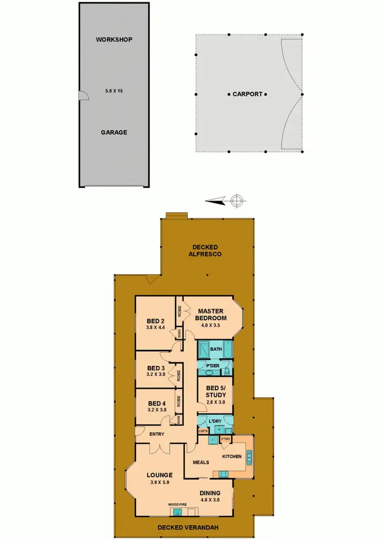 Floorplan of Homely house listing, 29 GLENBURNIE AVENUE, Heathcote Junction VIC 3758