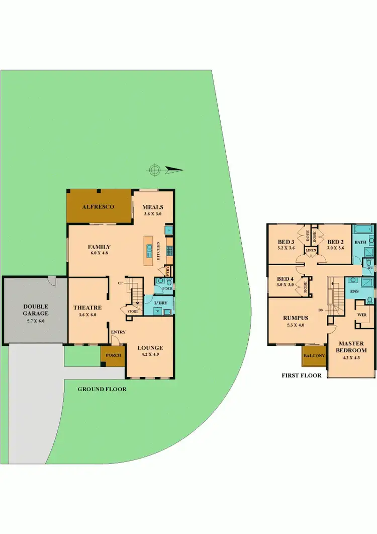 Floorplan of Homely house listing, 74 WALLARA WATERS BLVD, Wallan VIC 3756