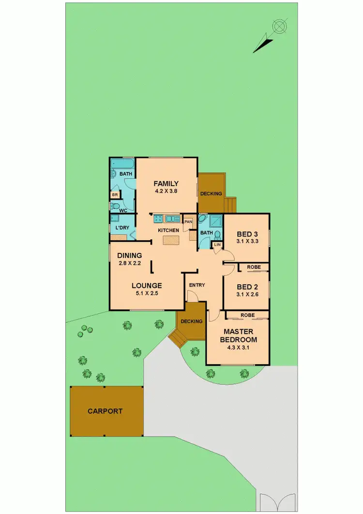 Floorplan of Homely house listing, 19 CHISHOLM CRESCENT, Seymour VIC 3660