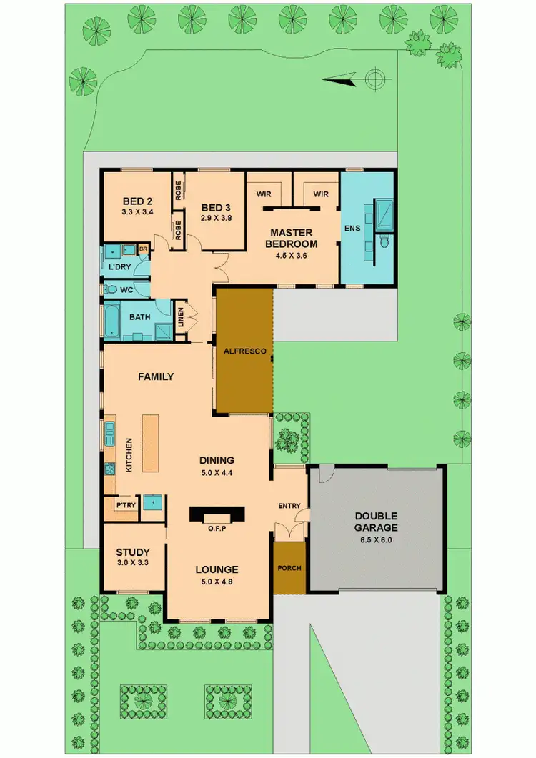 Floorplan of Homely house listing, 19 ECHIDNA COURT, Kilmore VIC 3764