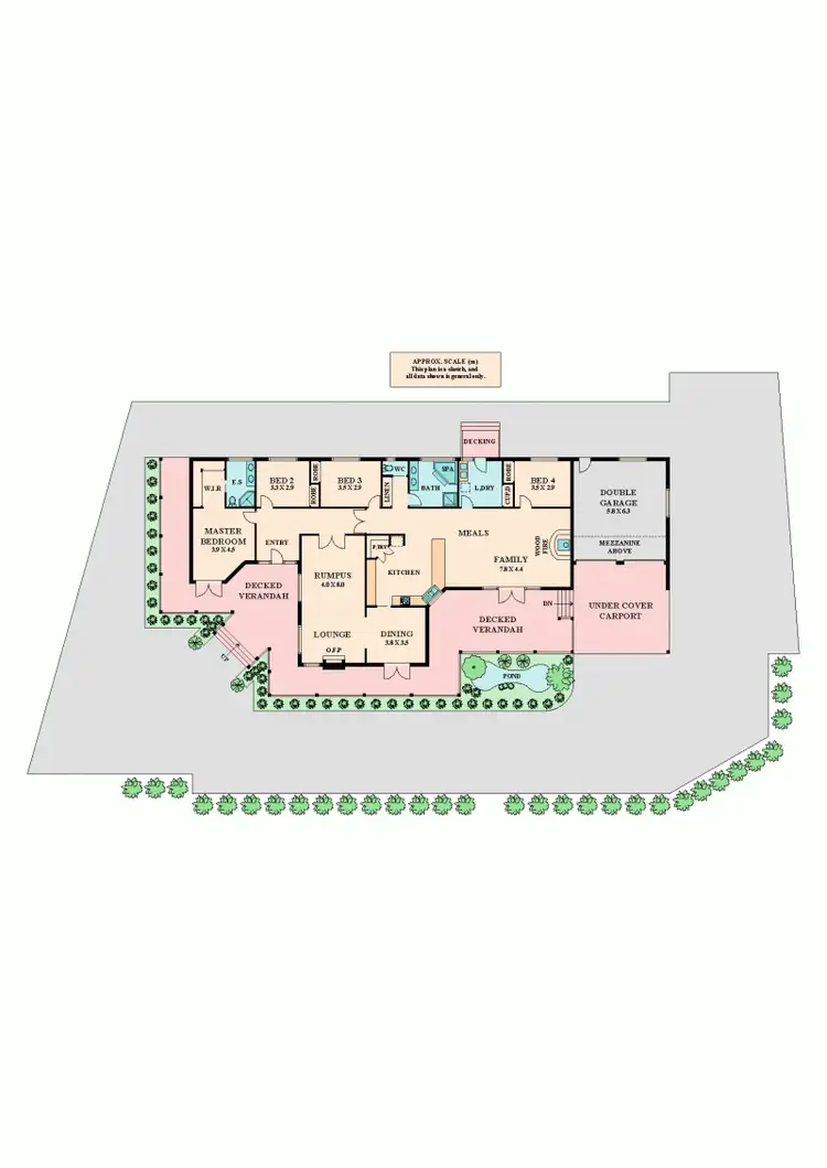 Floorplan of Homely house listing, 14 BONNIEVIEW COURT, Wandong VIC 3758
