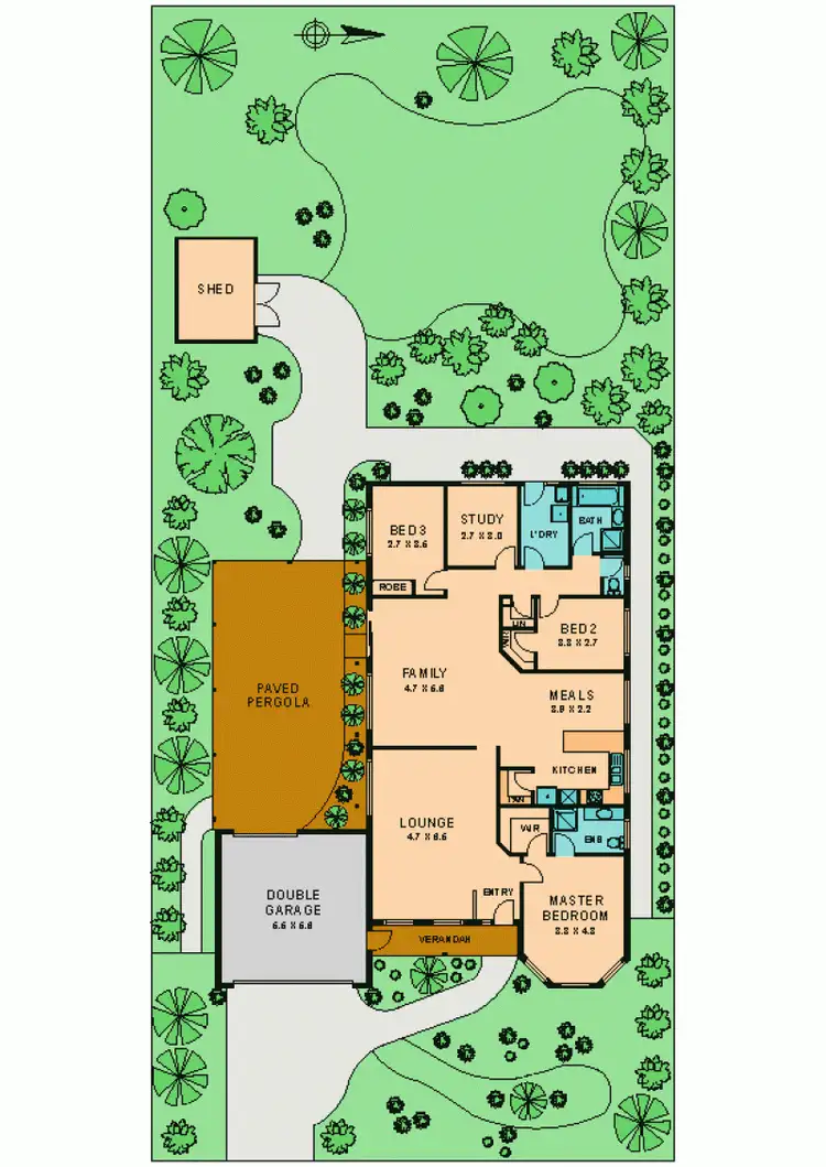 Floorplan of Homely house listing, 29 ROULSTON WAY, Wallan VIC 3756