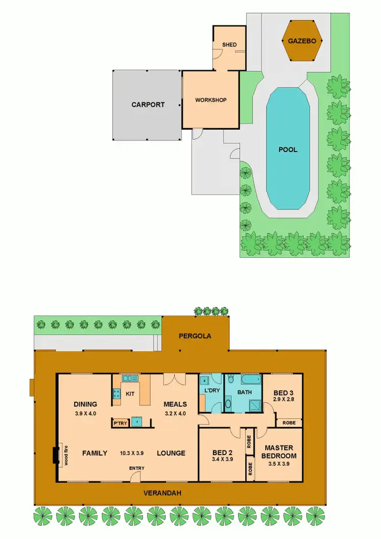 Floorplan of Homely house listing, 21-23 BRIDGE ROAD, Pyalong VIC 3521