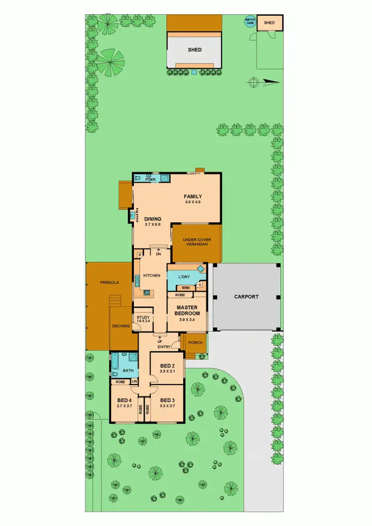 Floorplan of Homely house listing, 73 WHITE STREET, Kilmore VIC 3764