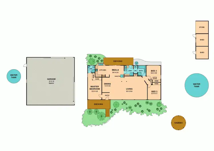 Floorplan of Homely house listing, 1010 Strath Creek Road, Tyaak VIC 3658