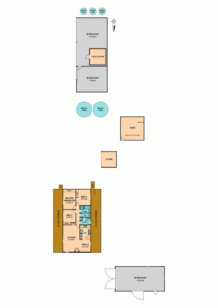 Floorplan of Homely house listing, 35 MUNTS ROAD, Upper Plenty VIC 3756