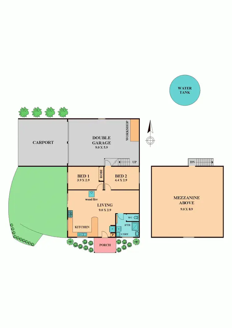Floorplan of Homely house listing, 13 HANSON ROAD, Wallan VIC 3756