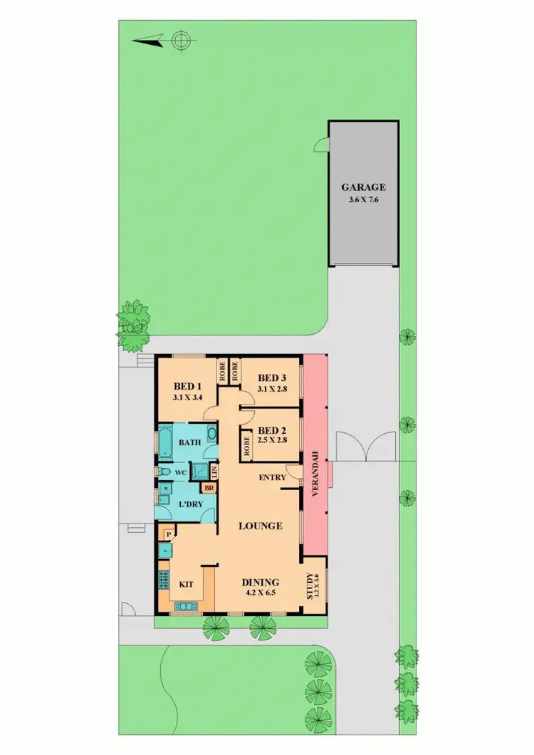 Floorplan of Homely house listing, 67 WEDDING DRIVE, Wallan VIC 3756