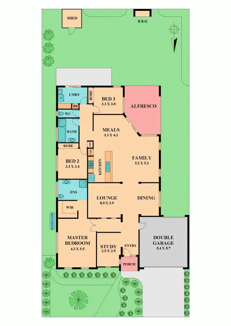 Floorplan of Homely house listing, 11 NICHOLSON STREET, Wallan VIC 3756