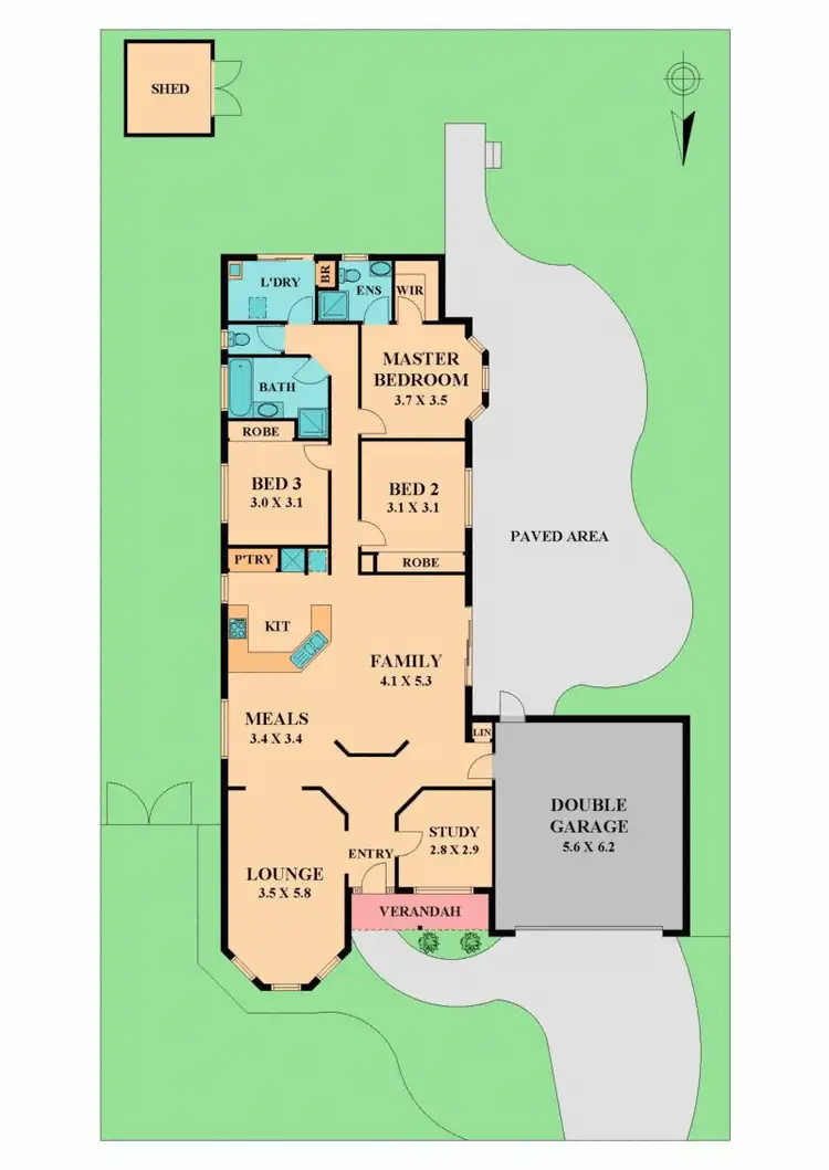 Floorplan of Homely house listing, 40 ALEXANDER AVENUE, Wallan VIC 3756